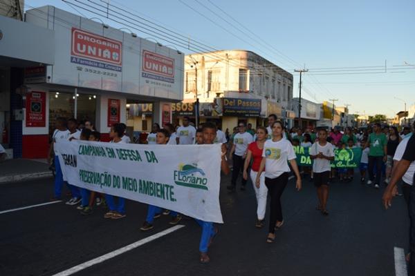 A proposta foi chamar a atenção da população sobre a preservação ambiental.(Imagem:Waldemir Miranda)