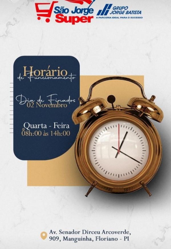 São Jorge Super funciona em horário especial neste feriado e com ofertas imperdíveis, confira