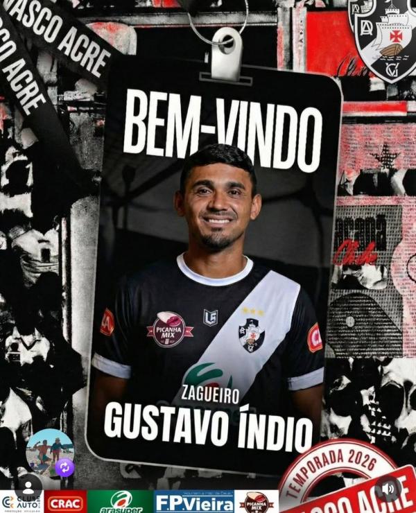 Torcedores confundem perfil em rede social e criticam contratação do Vasco-AC: ´Tá de sacanagem´