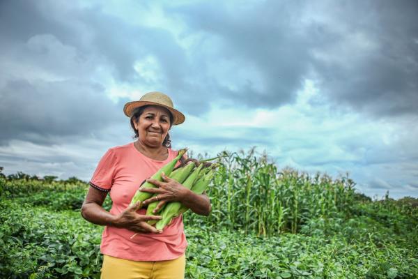  Maria Francisca Gomes, presidenta da Associa&ccedil;&atilde;o de Pequenos Produtores Rurais da Comunidade Chapada do Mucambo.(Imagem:Geirlys Silva)