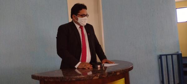 Vereador Magno Weverson toma posse na C&acirc;mara Municipal(Imagem:FlorianoNews)