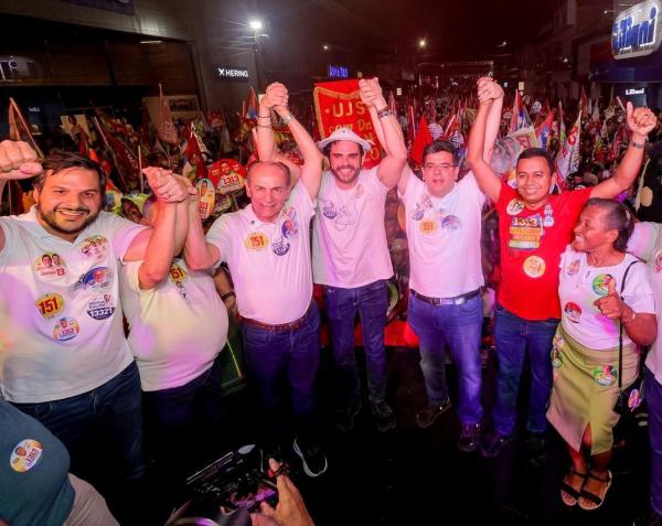 Rafael Fonteles prestigia lançamento das candidaturas de Dr. Francisco Costa e Marcus Kalume