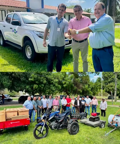 Dr. Francisco Costa entrega equipamentos agrícolas para fortalecer agricultura familiar no Piauí