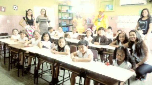 Educa&ccedil;&atilde;o infantil e 1&deg; ano participam do primeiro dia de aula na Escola Pequeno Pr&iacute;ncipe.(Imagem:FlorianoNews)