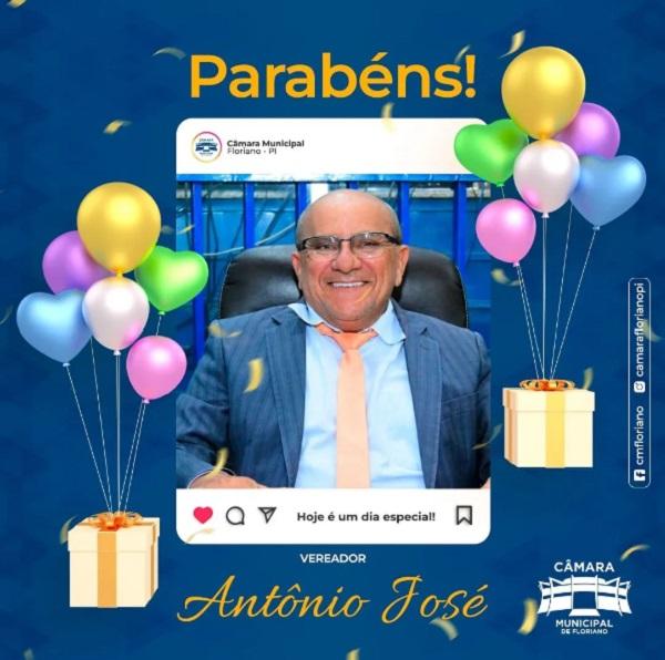 Câmara Municipal de Floriano celebra o aniversário do vereador Antônio José