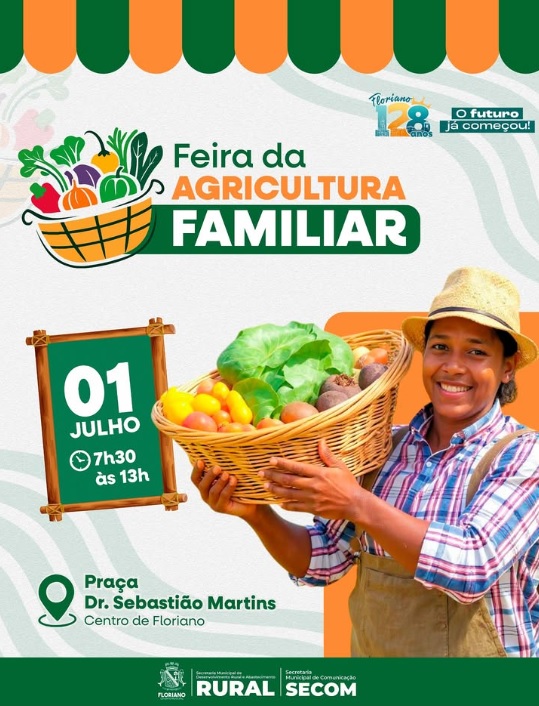 Feira da Agricultura Familiar valoriza o produtor local nesta terça-feira (1º), em Floriano