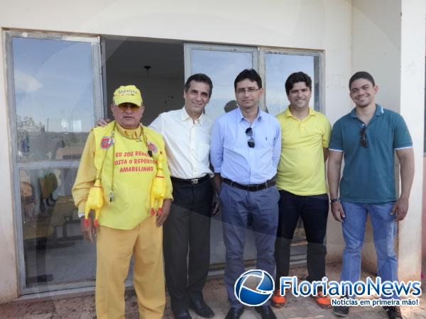 Posto de Sa&uacute;de desativado &eacute; alvo de v&acirc;ndalos na zona rural de Floriano.(Imagem:FlorianoNews)