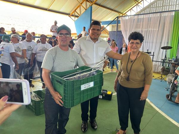 Secretaria da Agricultura Familiar distribuiu mais de 2,5 milhões de alevinos e ação reforça apoio à piscicultura no Piauí(Imagem:Divulgação)