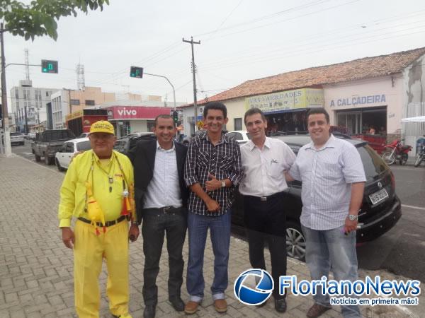 Prefeito maranhense visita Floriano e elogia gest&atilde;o no tr&acirc;nsito.(Imagem:FlorianoNews)