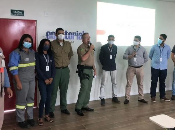 Violência doméstica é tema de palestra ministrada por policiais do 3º BPM de Floriano