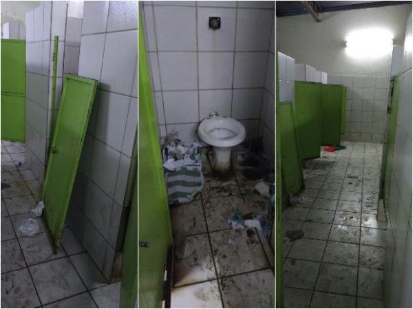 Internauta denuncia sujeira e falta de água na Central de Abastecimento