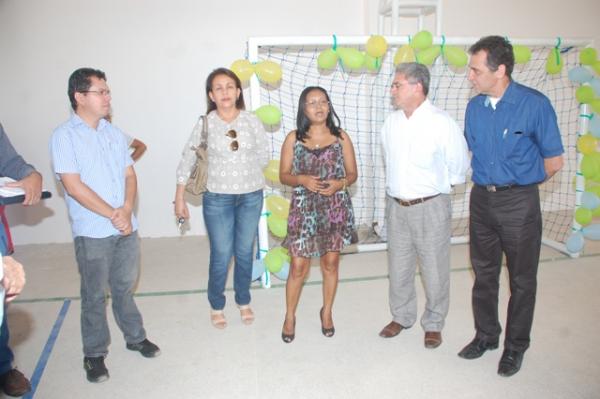 Escola Municipal Jos&eacute; Francisco Dutra ganha Quadra Coberta.(Imagem:Secom)