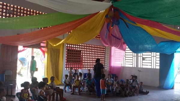 CRAS realiza atividades com idosos e crian&ccedil;as(Imagem:Secom)