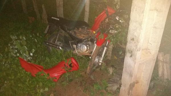 Homem morre em acidente de moto na zona rural de Floriano