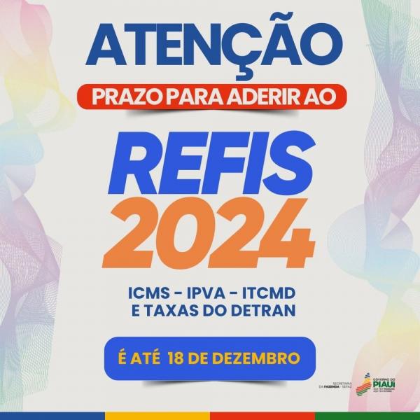Contribuintes têm até 18 de dezembro para regularizar débitos com descontos de até 95% no Refis 2024