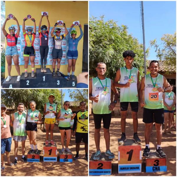 Família de atletas de Barão de Grajaú participam de competições e conquistam 1º lugar