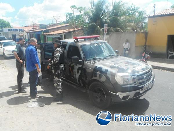 Mulher &eacute; morta a tiros pelo ex-namorado ao sair do trabalho em Floriano. (Imagem:FlorianoNews)