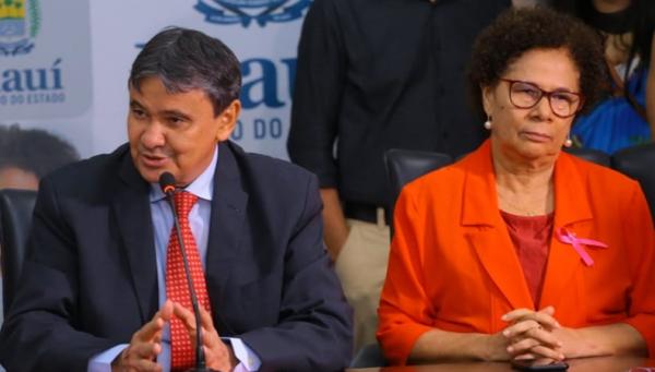 Governador transfere governo para Regina Sousa e leva projeto ao Papa