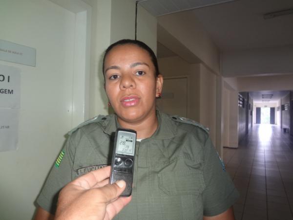 Capit&atilde; Leucijane Barbosa, Subcomandante do 3&ordm; BPM.(Imagem:FlorianoNews)