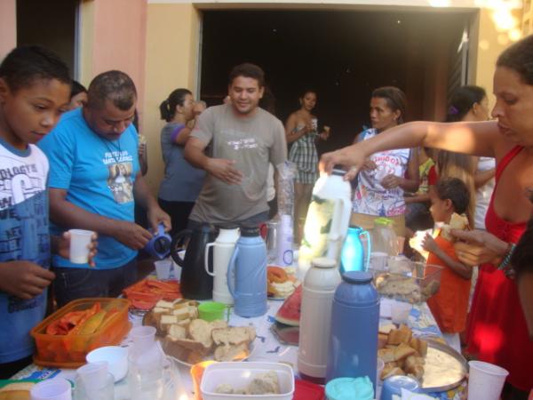 caf&eacute; da manh&atilde; da comunidade do Tiber&atilde;o(Imagem:reda&ccedil;&atilde;o)