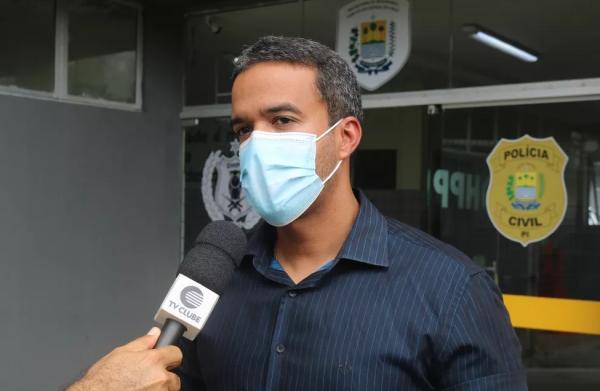  Delegado Bruno Ursulino, do Departamento de Homic&iacute;dio e Prote&ccedil;&atilde;o &agrave; Pessoa (DHPP) - Pol&iacute;cia Civil do Piau&iacute; (PC-PI) - Teresina.(Imagem:Lucas Marreiros/g1 )