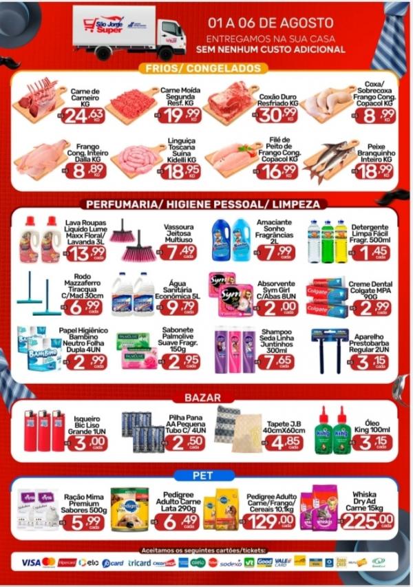 S&atilde;o Jorge Super est&aacute; com ofertas imperd&iacute;veis para o M&ecirc;s dos Pais, confira(Imagem:Divulga&ccedil;&atilde;o)