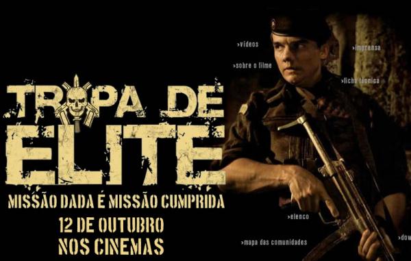 Filme TROPA DE ELITE(Imagem:Divulga&ccedil;&atilde;o)
