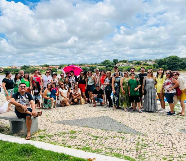 Paixão de Cristo de Floriano atrai caravanas de diferentes cidades e estados(Imagem:Arquivo pessoal)