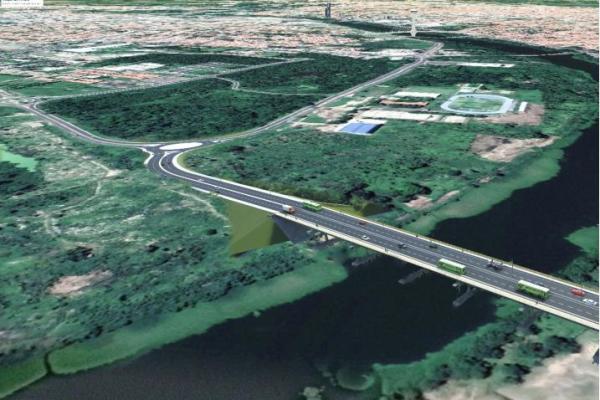 Maquetes mostram como ficará Ponte da UFPI, obra que contou com contribuição de Ciro Nogueira(Imagem:Ascom)
