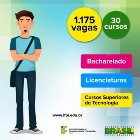 IFPI tem 1.175 vagas no Sistema de Seleção Unificada