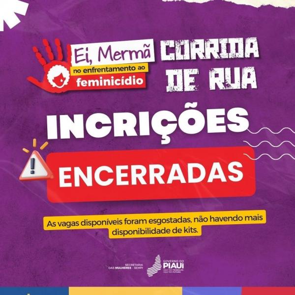 Corrida contra o Feminicídio: mesmo com inscrições encerradas, ainda é possível participar