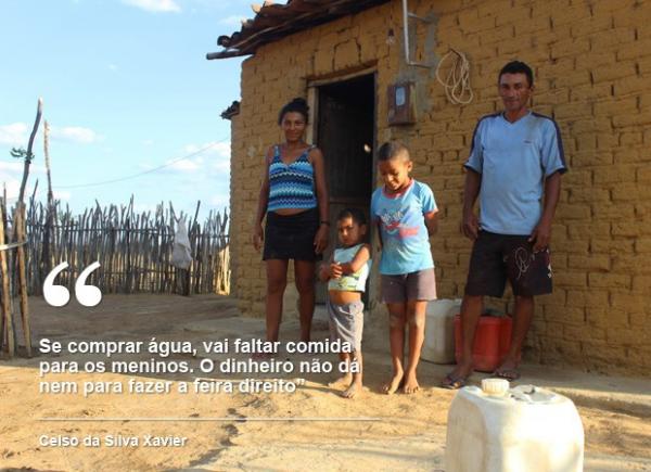 'Se comprar água, vai faltar comida para os meninos', diz agricultor no PI