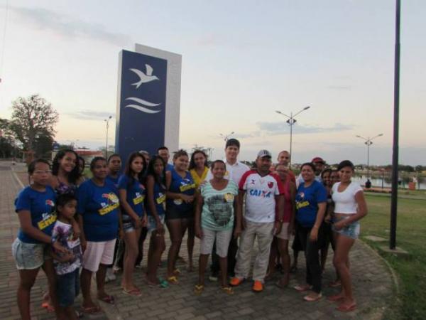 Zona Norte de Teresina recepcionou Enéas Maia