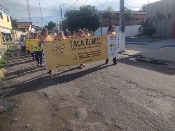 Prefeitura de Barão de Grajaú promove Caminhada do Maio Laranja em combate ao abuso infantil
