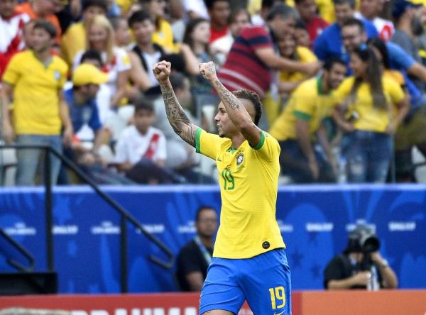 Everton ganhou muitos pontos na campanha vitoriosa da Copa Am&eacute;rica.(Imagem:Marcos Ribolli)