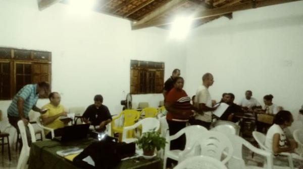 Par&oacute;quia de S&atilde;o Jos&eacute; Oper&aacute;rio realiza reuni&atilde;o de repasse da CF-2018.(Imagem:FlorianoNews)