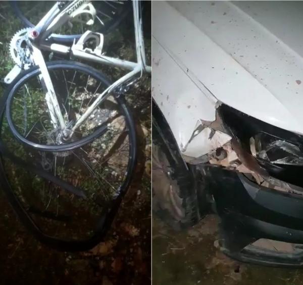 Ciclistas ficam feridos após serem atropelados por motorista embriagado na BR-343
