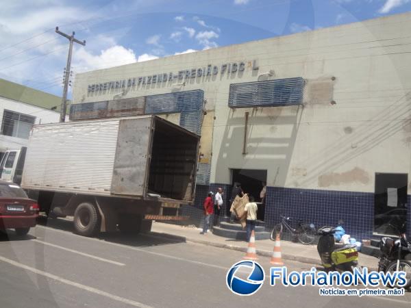 Secretaria da Fazenda de Floriano muda de endere&ccedil;o para reforma.(Imagem:FlorianoNews)