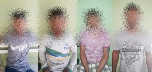 PM prende 4 acusados de roubarem ovelhas em Caridade do Piauí
