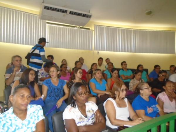 N&oacute;s estamos em estado de greve, declara presidente do SINTE Regional Floriano.(Imagem:FlorianoNews)