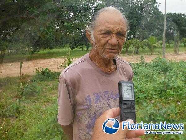 Morador da regi&atilde;o.(Imagem:FlorianoNews)