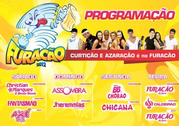 Bloco Furac&atilde;o 2012 (Imagem:Divulga&ccedil;&atilde;o)