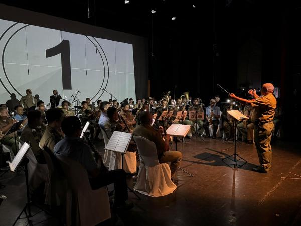 Corpo Musical da Pol&iacute;cia Militar realiza concerto especial de anivers&aacute;rio da corpora&ccedil;&atilde;o(Imagem:Divulga&ccedil;&atilde;o)