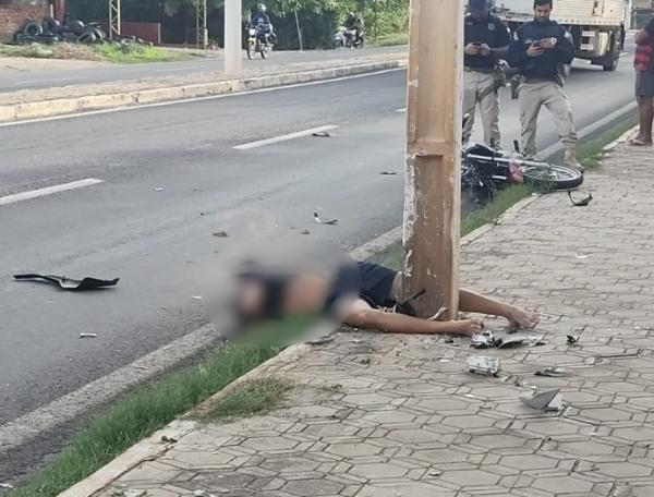 Jovem morre após grave acidente na BR-343, em Floriano