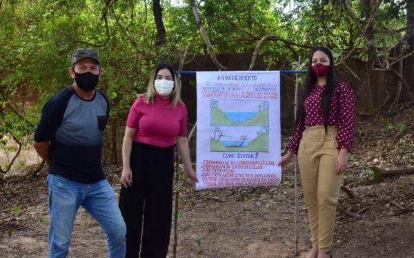 Distribui&ccedil;&atilde;o de mudas na localidade Bom Sucesso marca Dia do Campo.(Imagem:Secom)