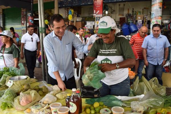 Feira Agroecol&oacute;gica de Floriano.(Imagem:Waldemir Miranda)