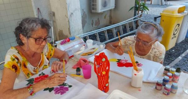   Promovendo o bem estar na terceira idade atrav&eacute;s da arte.(Imagem:Divulga&ccedil;&atilde;o)