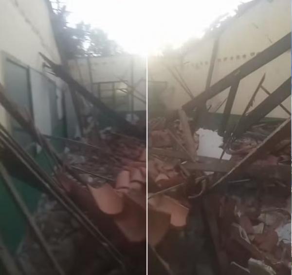 Teto de escola no interior do Piauí desaba; unidade passou por reforma em 2022, afirma prefeita