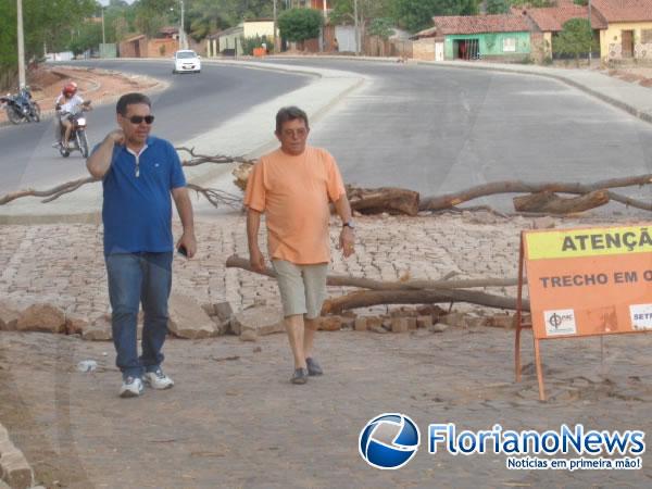 Secret&aacute;rio de Transportes visita obras da Avenida Beira-Rio e anuncia data de inaugura&ccedil;&atilde;o.(Imagem:FlorianoNews)
