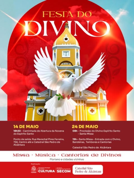 Fé, tradição e cultura marcam mais uma edição da Festa do Divino Espírito Santo em Floriano